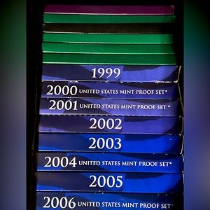 United States Mint Proof Sets 1993-2014
